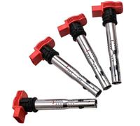 Paquete de bobinas de encendido 2 4 piezas 06E905115F U5014 06E905115 06E-905-115D 07K905715D Compatible con A4 A5 R8 2.0T FSI(4pcs)