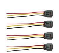 Paquete de bobinas de encendido compatibles con Mitsubishi para Colt Z23A Z27A/W Z25A 4G15 Z26A Z28A 4G19 paquetes de bobinas de encendido de motor de coche con cable de extensión MN119739 FK0279