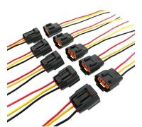 Paquete de bobinas de encendido compatibles con Mitsubishi para Colt Z23A Z27A/W Z25A 4G15 Z26A Z28A 4G19 paquetes de bobinas de encendido de motor de coche con cable de extensión MN119739 FK0279