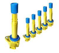 Paquete de bobinas de encendido de 6 piezas 3.5L 3.7L V6 1.7L L4 Compatible con Ridgeline MDX VUE EL