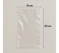Paquete de Bolsas Plásticas 10x20 cm transparentes - Paquete Kilo para Mercado y Alimentos