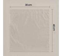 Paquete de Bolsas Plásticas Transparentes 30x40 cm para Mercado y Alimentos