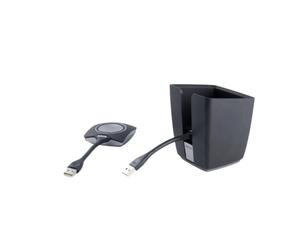 Paquete de Botón y Bandeja Barco R9861500T01 Negro para ClickShare