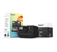 Paquete de c?mara Polaroid Go Everything Box negra y pel?cula instant?nea con marco negro (6215) C?mara negra + pel?cula