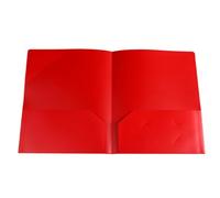 Paquete de carpetas de dos bolsillos tamaño carta de 1/6 con doble bolsillo tamaño carta, organizador de documentos, carpeta escolar con ranura para tarjetas