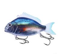 Paquete de cebo VIB de pesca para lubina, perca, lucio, diseñado con geometría de espalda delgada, fuerte salida de vibración y acción realista similar a una presa (6 cm-12,5 g, color 4#)