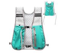 Paquete De Cofre-Nylon Impermeable, 36x30x3cm Liviano con Rayas Reflectantes, Bolsa De Cofre De Hidratación Resistente A Alta Temperatura | Chaleco De Mano con Manos Libres para Ciclismo En Bicicleta