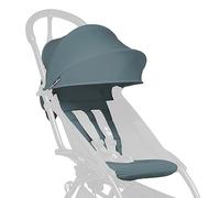 Paquete de color BABYZEN YOYO 6+, Aqua - Solo textil: cojín de asiento, capucha a juego y bolsillo trasero con cremallera - Requiere un marco YOYO2 (se vende por separado)