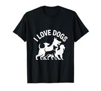 Paquete de compañeros caninos I Love Dogs Camiseta