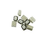 Paquete de componentes de teclas táctiles de botones de interruptores táctiles de 100 piezas(W2P 3x6x4.3 100PCS)