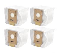 Paquete de cuatro bolsas de repuesto para robot aspirador N10 N10 Plus diseñadas para adaptarse a modelos para un fácil cambio y gestión del polvo