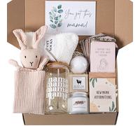 Paquete de cuidado para la nueva mamá después del bebé, juego de 7 regalos para nueva mamá después del nacimiento, regalos posparto para mamá, kit esencial posparto para mamá, regalos de embarazo para