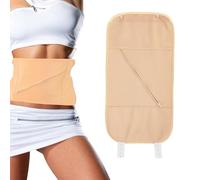 Paquete de de ricino comprimido, envoltura natural para el hígado, paquete de de ricino para el hígado, menos reutilizable, cómodo, ajuste para dormir, lazos