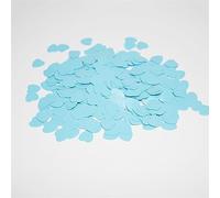 Paquete de decoraciones de fiesta, 15 g/bolsa de 10 mm, confeti de papel rosa y azul, corazón de amor para baby shower, cumpleaños, boda, fiesta, decoración hecha a mano para el hogar (F)