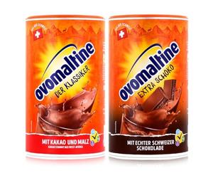Paquete de degustación Ovomaltine bebida en polvo "Swissmade" paquete de 2