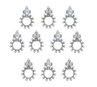 Paquete de diez anillos de rosario de década, anillos metálicos, cobre, tono plateado u dorado, gran regalo católico para primera comunión o confirmación, Metal, Sin piedras preciosas