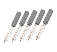Paquete de diez escobillas de carbón para motor perfectas como solución de reparación para diferentes tipos de equipos eléctricos. Tamaño: 20 mm de largo, 5 mm de ancho, 5 mm de alto