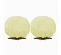 Paquete de dos fundas protectoras para plantas de invierno hechas de tela gruesa no tejida para aislamiento de heladas, ligeras y para uso en exteriores (73 pulgadas)