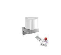 paquete de dosificador de jabón líquido emco cue compuesto por dosificador de jabón líquido y juego de adhesivos, 010-8705