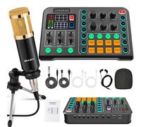 Paquete de Equipo de Podcast, Paquete de micrófono de Condensador Audio Profesional/Equipo de Estudio/micrófono de Podcast para transmisión de transmisión, Juegos, grabación, Canto, Tiktok, Youtube