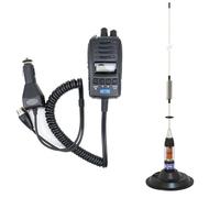Paquete de estación de Radio CB TTi TCB-H100 12V/24V, Roger Beep y Antena CB PNI ML70 con imán Incluido.