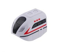 Paquete de expansión de motor de tren eléctrico recargable, locomotora magnética para sistemas de vías flexibles, tren de juguete ABS sin BPA con faros, compatible con la mayoría de juegos de tren