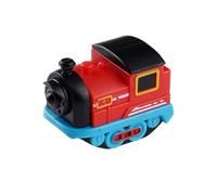 Paquete de expansión de motor de tren eléctrico recargable, locomotora magnética para sistemas de vías flexibles, tren de juguete ABS sin BPA con faros, compatible con la mayoría de juegos de tren