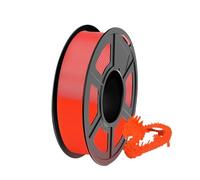 Paquete de filamentos for impresora 3D, filamento PLA que brilla en la oscuridad de 1,75 mm, bobina de 250 g, 4 rollos, 1 kg en total(Luminous Red 250g)