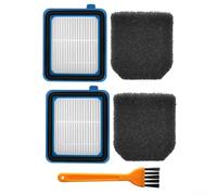 Paquete de filtros de aspiradora de repuesto para Electrolux para Q7 Q8 W1 WFor Q71 WQ81 incluye unidades de filtro, esponja insertada cepillo (2 unidades)