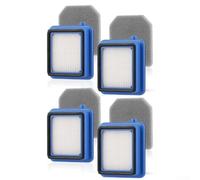 Paquete de filtros para aspiradora 4+4 compatibles con modelos ASKW1 QX6 QX7 QX82, filtros lavables para proporcionar una captura eficaz del polvo y soportar un funcionamiento de vacío más largo