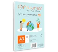 Paquete de folios A3 de 90gr con 250 Hojas Blancas, Papel Multifuncional para Uso Escolar y Entornos Laborales. Ideal con impresoras láser, de inyección o fotocopiadoras - Ofituria