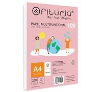 Paquete de folios A4 de 100gr con 250 Hojas Blancas, Papel Multifuncional para Uso Escolar y Entornos Laborales. Ideal con impresoras láser, de inyección o fotocopiadoras - Ofituria