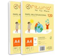 Paquete de folios A4 de 120gr con 500 Hojas Blancas, Papel Multifuncional para Uso Escolar y Entornos Laborales. Ideal con impresoras láser, de inyección o fotocopiadoras - Ofituria