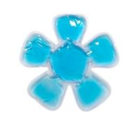 Paquete de gel cómodo portátil aire para vacaciones de verano, almohadilla de enfriamiento de PVC fría y caliente reutilizable con estructura segmentada Compresa de gel reutilizable Soporte y
