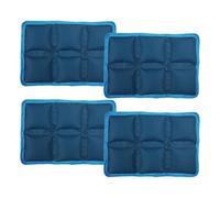 Paquete De Hielo, Bolsa De Gel Frío, Paquete De Hielo Lavable, Diseño De Congelador Compacto, Amplia Gama De Usos, 4pcs, 15x10x1.7 Cm Para Almuerzos Escolares, Viajes De Senderismo, Trabajo O La Playa