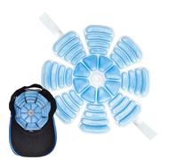 Paquete de hielo de cabeza reutilizable - INSERT CANDA DE RESVUCIÓN FLEXIBLE PARA CHIETS | Comprimido en frío para deportes, correr, senderismo, camping, terapia médica, desde el stre