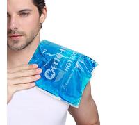 Paquete de hielo de gel extra grande para lesiones, compresa reutilizable caliente y fría para aliviar el dolor de espalda, hombros, rodilla y cuello, frío de larga duración, paquete de terapia