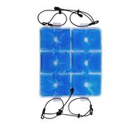 Paquete de hielo en gel | Almohadillas de enfriamiento flexibles para aplicaciones versátiles de compresas de enfriamiento ajustables, luchar contra el calor con nuestro paquete de gel versátil en gel