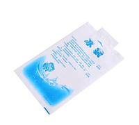 Paquete de hielo en gel Set 10 piezas Estructura de sellado automático reutilizable Paquetes de hielo Bolsas de enfriamiento de gel para alimentos Vegetales Vino Uso médico industrial(400ml)