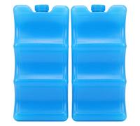 Paquete de Hielo para Leche Materna, 2 uds., Caja de Hielo Reutilizable Azul con Forma Contorneada para mamá que Trabaja con Leche Materna