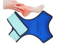 Paquete de hielo para tobillos, paquete de hielo de un solo pie - Soporte de pie reutilizable de compresas frías y calientes,Paquetes de hielo ligeros para deportes al aire libre, viajes, hogar