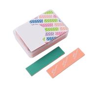 Paquete de hojas de papel de lija multiusos en varios colores de grano 400-2000 para modelos detallados, pulido de varillas de pulido