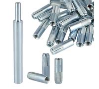 Paquete de hormigón profesional con herramienta de instalación 50 piezas 1/4-20 y 30 piezas 3/8-16 para accesorios anclajes de fijación de hormigón