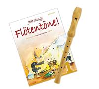Paquete de iniciación con flauta dulce tuyama TFS-18D (agarre alemán) y 'Cualquier cantidad de tonos de flauta' banda 1 - Ideal para principiantes - ISBN: 9783920470962