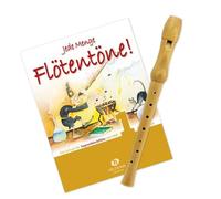 Paquete de iniciación con flauta dulce tuyama TFS-18D (agarre alemán) y 'Cualquier cantidad de tonos de flauta' banda 1 incluye descarga de audio - Ideal para principiantes - ISBN: 9783864341632