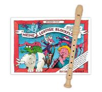 Paquete de iniciación con tuyama TFS-06B (agarre barroco) flauta dulce y 'Mi divertida flauta dulce' banda 1 - Ideal para principiantes