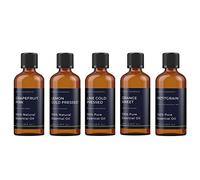 Paquete de Inicio de aceites Esenciales - Aceites cítricos - 5 x 100ml - 100% Puro