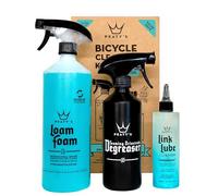 Paquete de inicio de limpieza para bicicletas Peaty's Clean, Degrease & Lube