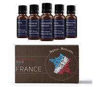 Paquete de Inicio de Regalo de 5 x 10 ml - Aceites Esenciales Naturales de Francia, Esencias para Perfumes