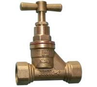 Paquete de llave de paso de rosca hembra de latón de 2-3/4 pulgadas (conocida como llave de paso de agua/llave de paso de agua de red/llave de paso de red de agua/llave de paso principal de agua